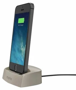 Mophie Desktop Ladestation Lightning für iPhone 5/5s/6/6s/ Gold - Bild 1 von 3