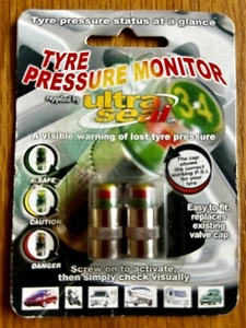Scooter Motorbike Tyre Pressure Monitor 40PSI MAX by Ultraseal UK BRAND NEW - Picture 1 of 2