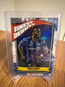 2024 TOPPS FINEST MLS DIDIER DROGBA CF MONTREAL FINEST DEBUTS REFRACTOR FD-4 - Picture 1 of 2