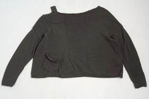 Sarah Pacini Leinen Nylon Strick Oversize Shirt - Bild 1 von 10