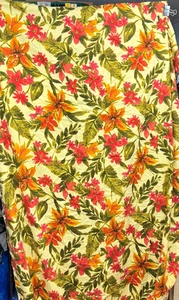 Baumwolle Blumen Perlen Schmuck Stücke Stoff 5 Yards 54" breit - Bild 1 von 10