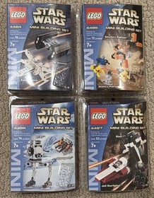 NEW IN BOX!! LEGO Star Wars MINI 4484 4485 4486 4487 Sealed Excellent Condition 
