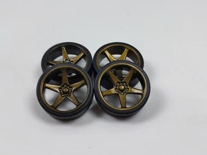 1/24 1/18 Wheels Bronze 5spoke Model Car Van Replacement Parts - Picture 1 of 5