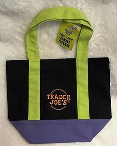 Trader Joe's Mini Canvas Treat Tasche MEHRFARBIG Neu mit Etikett - Bild 1 von 1