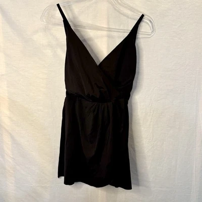Anne Cole Women’s Swim Dress with Skirted Bottom Black Size 16 - Image 1 of 4