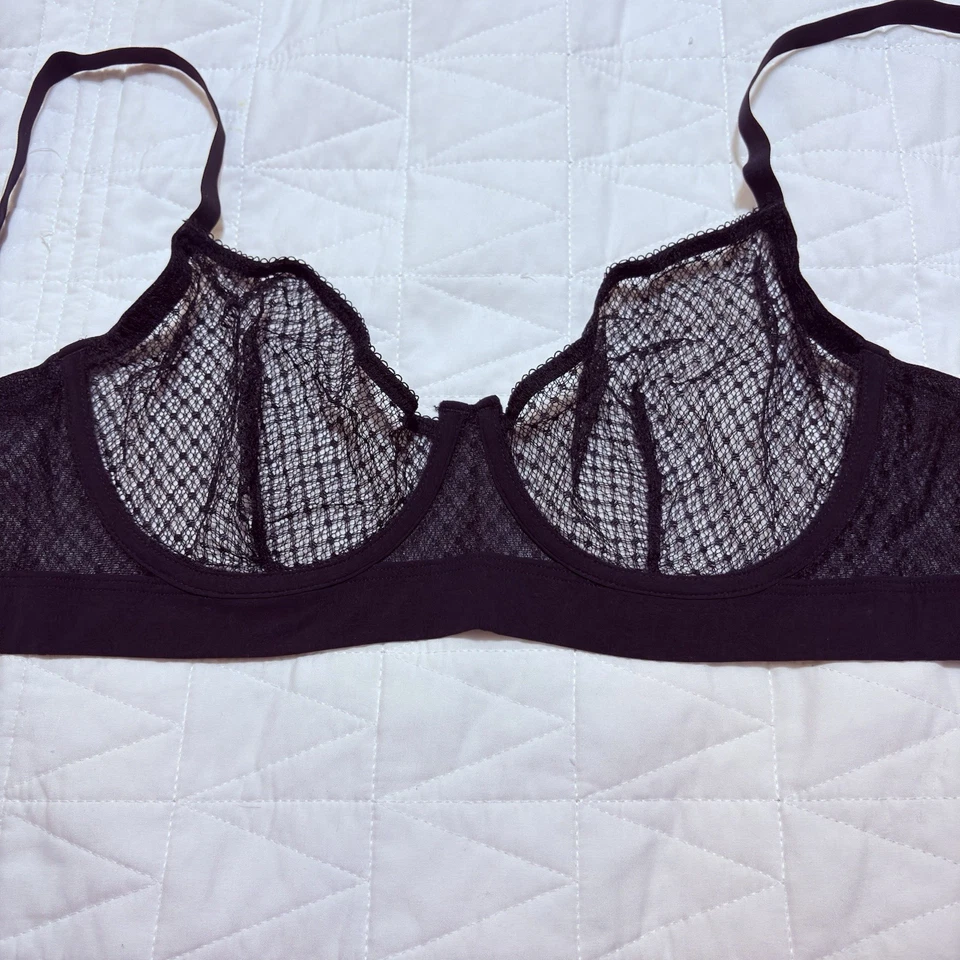 Sujetador con aros transparente negro lencería Addiction Nouvelle 34E nuevo con etiquetas  Foto 1 de 4