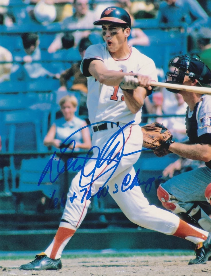 DAVEY JOHNSON BALTIMORE ORIOLES 66/70 WS CHAMPS ACCIÓN FIRMADO 8x10 Foto 1 de 1