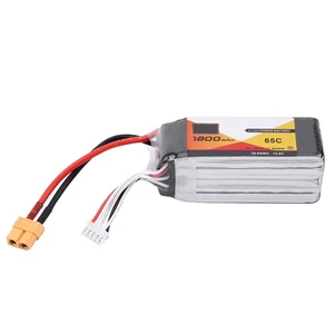 (1800mAh 65C)ZOP POWER 4S 14,8V 1800mAh 65C Batterie LiPo Rechargeable avec DT - Photo 1/7