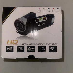 HD 1080P Black Digital Video Camera Recorder - Picture 1 of 10