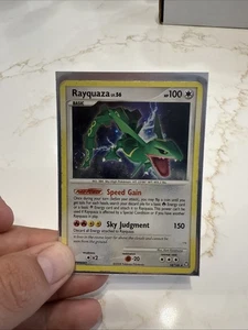 Pokemon TCG Legends Awakened Rayquaza LV.56 Holofoil/Holo - 14/146 Heavy Played - Picture 1 of 23