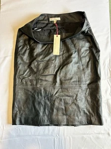 Banana Republic Women's Black Leather Skirt Size 4 Heritage Collection NWT - Picture 1 of 5