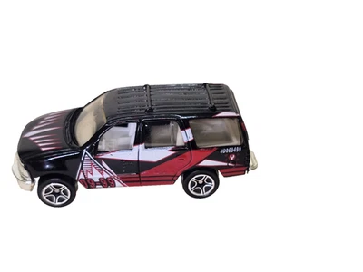 1998 MATCHBOX FORD EXPEDITION 09-99 BLACK 1:6  SUV TRUCK W/ RED WHITE 09-99/(VG) - Image 1 of 4