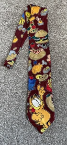 Vintage 1978 Garfield Krawatte Balancine Hot Cakes Herren Made in USA - Bild 1 von 7