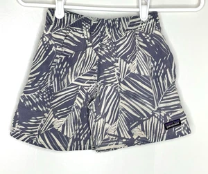 Patagonia Boys Swim Swimsuit Trunks ~ 5/6 XS Blue-Gray Cream Print Board Shorts - Picture 1 of 4