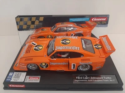 CARRERA Digital 1/24 - FORD CAPRI Zackspeed Turbo Jagermeister #1 - Slotcar - Immagine 1 di 4