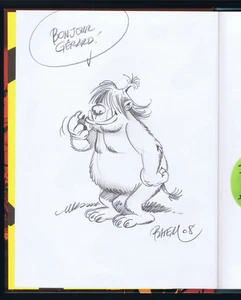 JOLIE DEDICACE BATEM   MARSUPILAMI n°21  RED MONSTER    EO  2008 - Picture 1 of 4