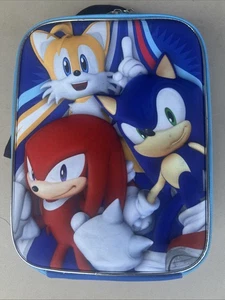 Sonic The Hedgehog Kids Insulated Reusable Lunch Bag w/Mesh Water Bottle Pocket - Bild 1 von 8