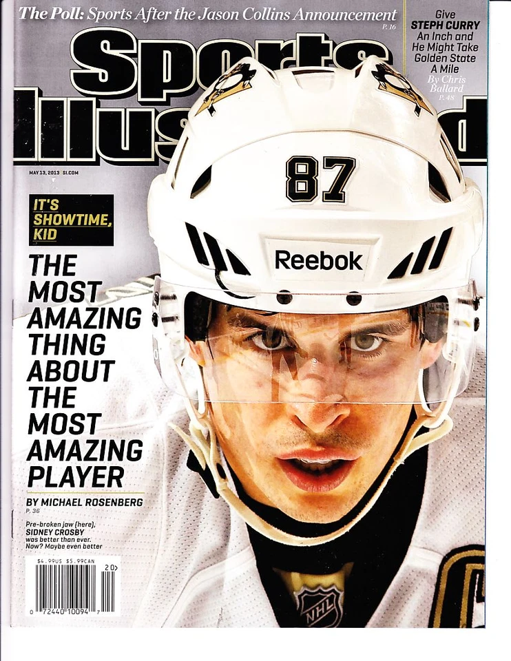 13 мая 2013 Сидни Кросби Pittsburgh Penguins Sports с иллюстрациями БЕЗ ЭТИКЕТКИ  - Изображение 1 из 1