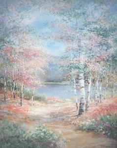 Rowenna Dodge Anderson Landscape " AFTERNOON SHADOWS " Hand-Signed 21x26 Image - Picture 1 of 5