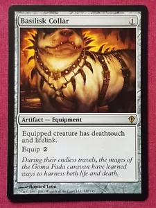 Magic The Gathering WORLDWAKE BASILISK COLLAR artifact card MTG - Picture 1 of 2