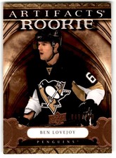 2009-10 UD Artifacts Ben Lovejoy Rookie /999 #165 Pittsburgh Penguins