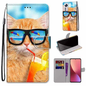 Bedruckte PU Leder Handy Geldbörse Magnetic Hülle Für Samsung Xcover 5 A14 M60S - Bild 1 von 26