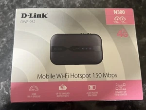 D-Link DWR‑932 4G LTE Mobile WiFi Hotspot - Afbeelding 1 van 2