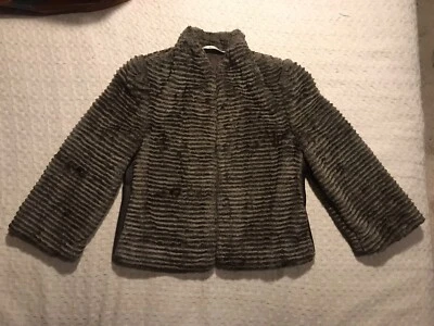 Abrigo de piel sintética Twelfth Street de Cynthia Vincent pequeño talla 8 Foto 1 de 4