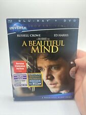 A Beautiful Mind (Blu-ray/DVD, 2012, 2-Disc Set, Canadian 100th Anniversary)