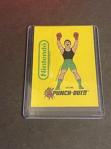 1989 Topps Nintendo Little Mac Game Tip Sticker Card #8 Punch-Out Rare