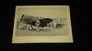 VINTAGE PHOTOGRAPH CURTISS MOHAWK BRITISH FIGHTER AMERICAN ORIGIN BLACK & WHITET - Picture 1 of 6
