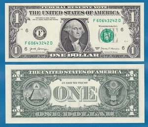United States 1 Dollar 2017 "F" Atlanta Georgia UNC USA P 544 FR#3005 - Picture 1 of 1