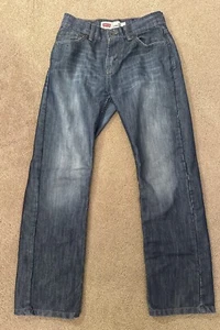 Levi’s 514 Jeans Boys 14 Reg Youth 27x27 Blue Straight Leg Denim Cotton blue - Picture 1 of 13