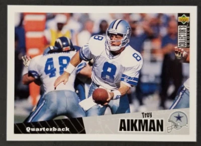 Troy Aikman 1996 Upper Deck CC Football Card #295 (NM) - Image 1 of 2