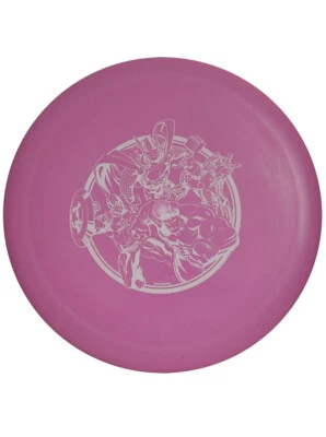 Marvel Disc Golf Dynamic Discs Avengers Heroes Prime Breakout Stamp 157g Pink - Image 1 of 2