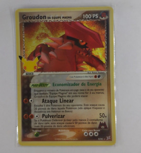 Team Magma's Groudon 11/25 in Portuguese Celebrations Classic Collection
