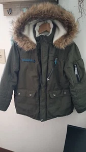 Big Chill Boy's Girl's Sherpa Lined Expedition Series Jacket Forest 10/12 - Picture 1 of 5