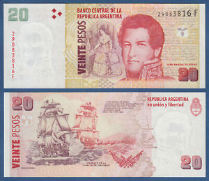ARGENTINIEN / ARGENTINA 20 Pesos (2003)  UNC  P.355