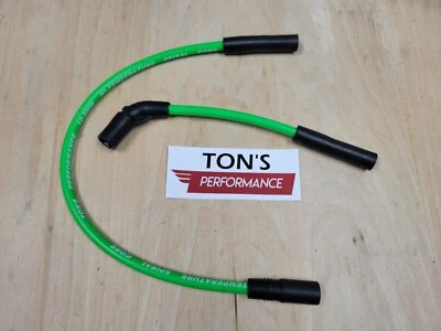 10mm Ton's Lime Harley Davidson Sportster XL 2007+ Spark plug wire set 883 1200 - Image 1 of 3