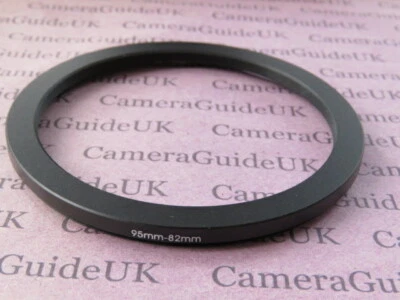 95mm to 82mm 95mm-82mm Stepping Step Down Filter Ring Adapter  - Image 1 of 2