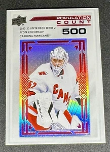 2022-23 Upper Deck Serie 2 Población Cuenta 500 Pyotr Kochetkov Novato RC/500  - Imagen 1 de 2
