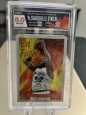 1996 Topps Chrome Shaquille O'Neal Shaq Season's Best En Fuego #3 HGA 8 NM-MINT
