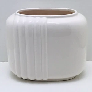 INARCO Vintage Vase White Art Deco MCM Japan CM-1331 - Picture 1 of 10