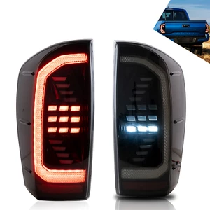 Tail Lights For Toyota Tacoma 2016-2021 Start-up Animation Sequential Indicator - Picture 1 of 11