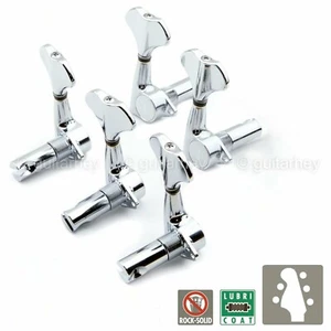 NEW Gotoh GB707 5-String Bass Machine Heads Set L2+R3 TUNERS 2x3 - CHROME - Picture 1 of 2