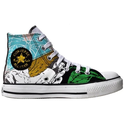 Converse Ue 37 UK 4,5 Chucks Unicornio Brillo Oro Fucsia Verde Taylor 104386 - Imagen 1 de 3
