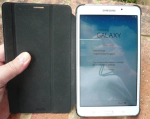 Samsung Galaxy Tab 4 7.0 SM-T230 Wi-Fi White Cheap Android Tablet Good Condition - Picture 1 of 5