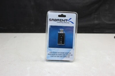 Sabrent USB Stereo 3D Sound Adapter USB-SBCV - Image 1 of 3
