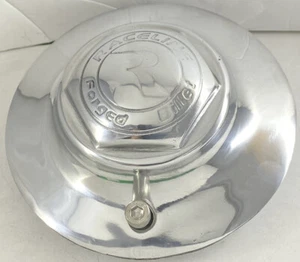 RACELINE WHEEL RIM CENTER CAP 6-3/4" DIA POLISHED ALUMINUM FORGED BILLET BOLT ON - Picture 1 of 1