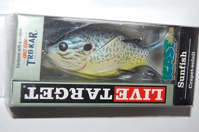 koppers live target sunfish 3" 7/16oz blue yellow pumpkinseed sfh75t555 trokar - Image 1 of 3